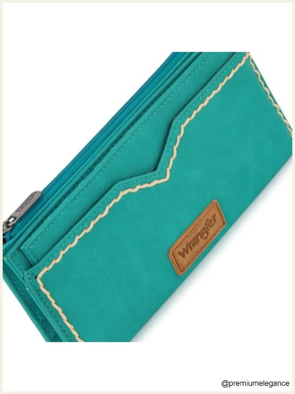 Faux Leather RFID Blocking Bifold Wallet with Zipper Coin Pocket